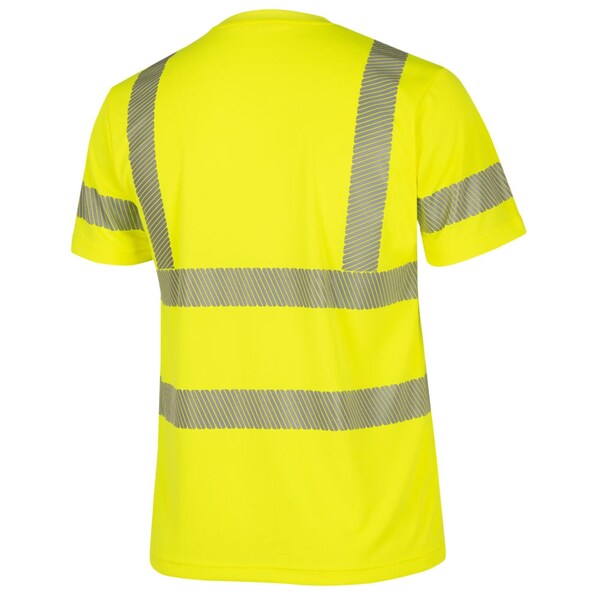 Cooling Safety T-Shirt, Short Sleeve, Hi-Vis Yellow, XL